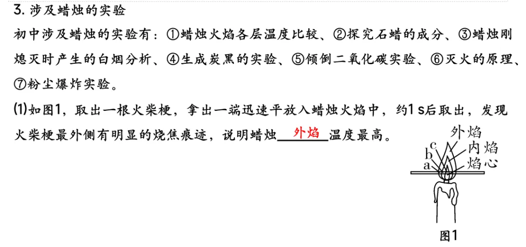中考化学专题复习基础实验归类练 第34张