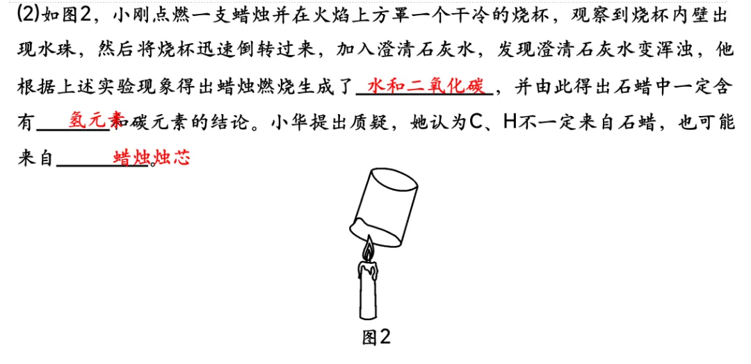 中考化学专题复习基础实验归类练 第35张