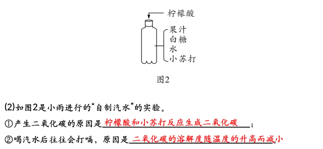 中考化学专题复习基础实验归类练 第53张