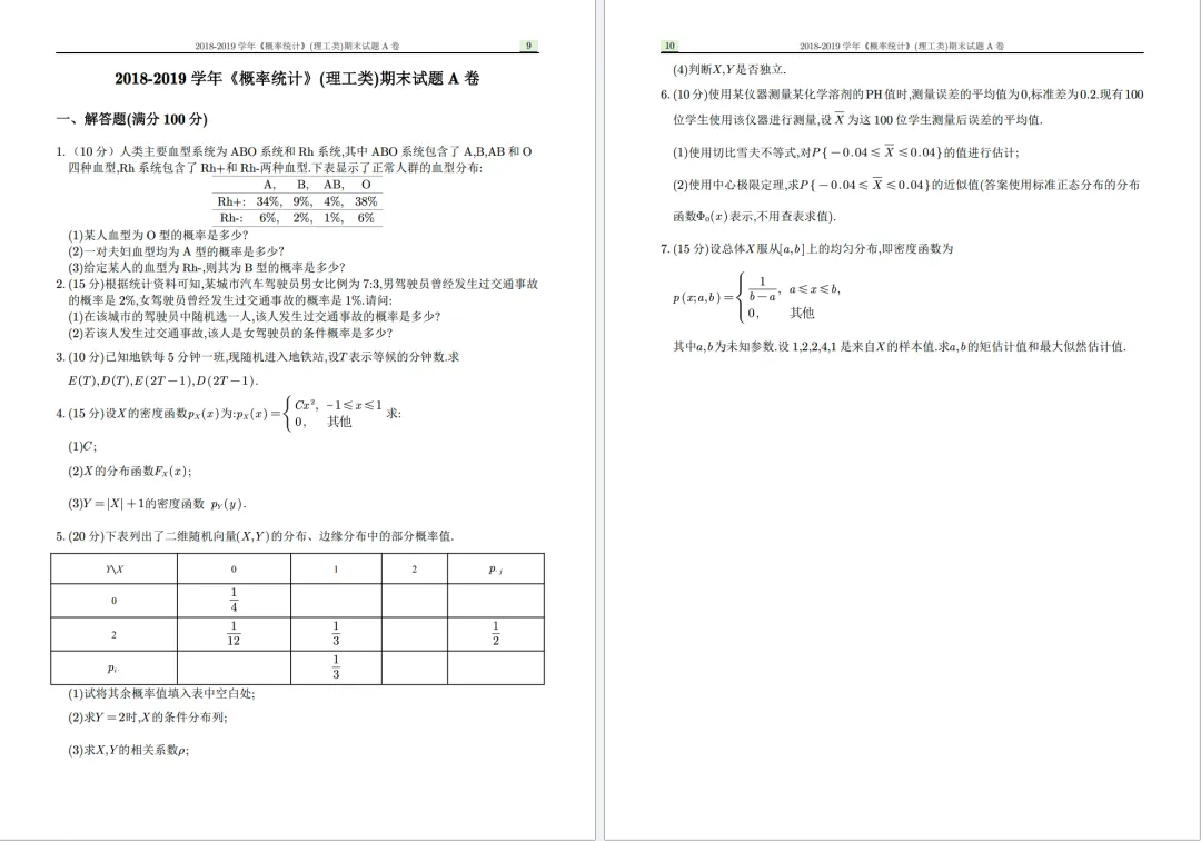 【内含20套真题】中山大学《概统》超全备考攻略,必看! 第27张