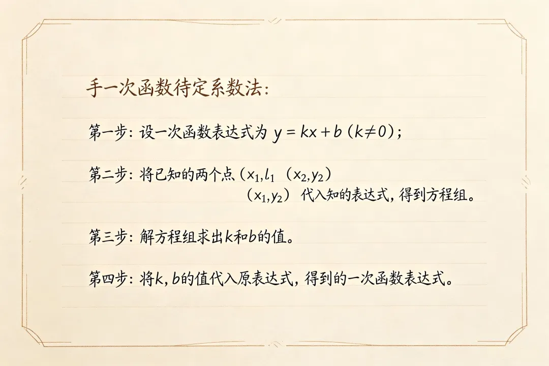 中考倒计时 30 天|初中数学《函数》核心复习大纲,一次函数 + 反比例函数全覆盖 第3张 中考倒计时 30 天|初中数学《函数》核心复习大纲,一次函数 + 反比例函数全覆盖 第3张