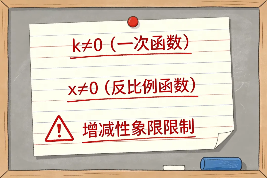 中考倒计时 30 天|初中数学《函数》核心复习大纲,一次函数 + 反比例函数全覆盖 第4张 中考倒计时 30 天|初中数学《函数》核心复习大纲,一次函数 + 反比例函数全覆盖 第4张