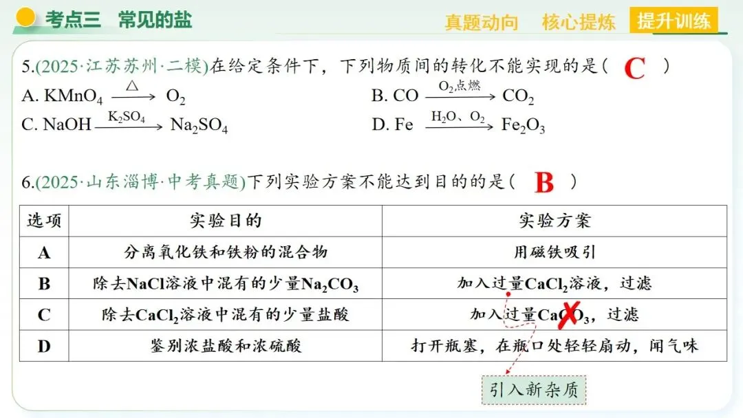 常见的酸碱盐中考复习 第66张