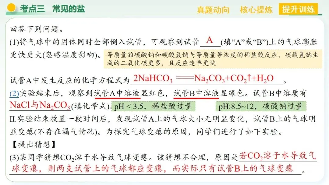 常见的酸碱盐中考复习 第69张