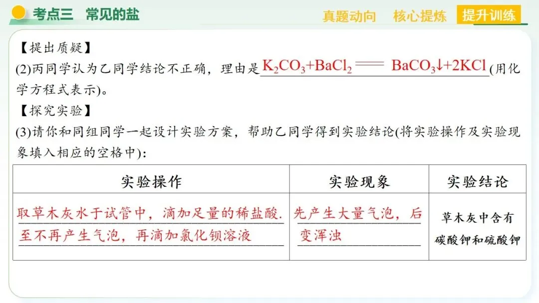 常见的酸碱盐中考复习 第72张