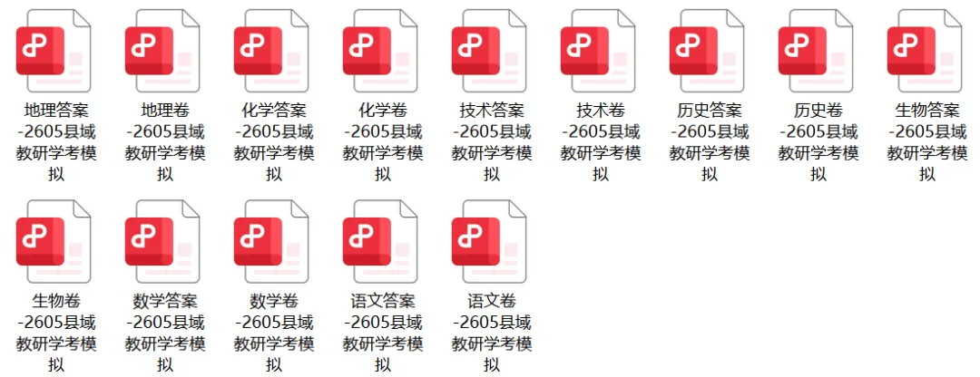 【学考模拟】县域教研联盟高一高二2026年5月学业水平模拟考试 第2张
