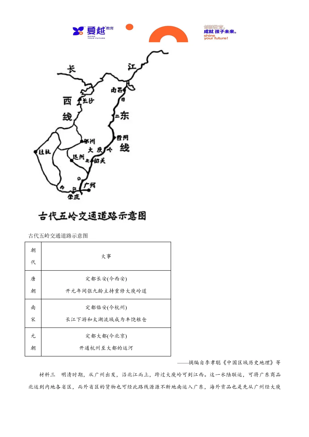2025年广东省中考历史真题与答案精析 第14张