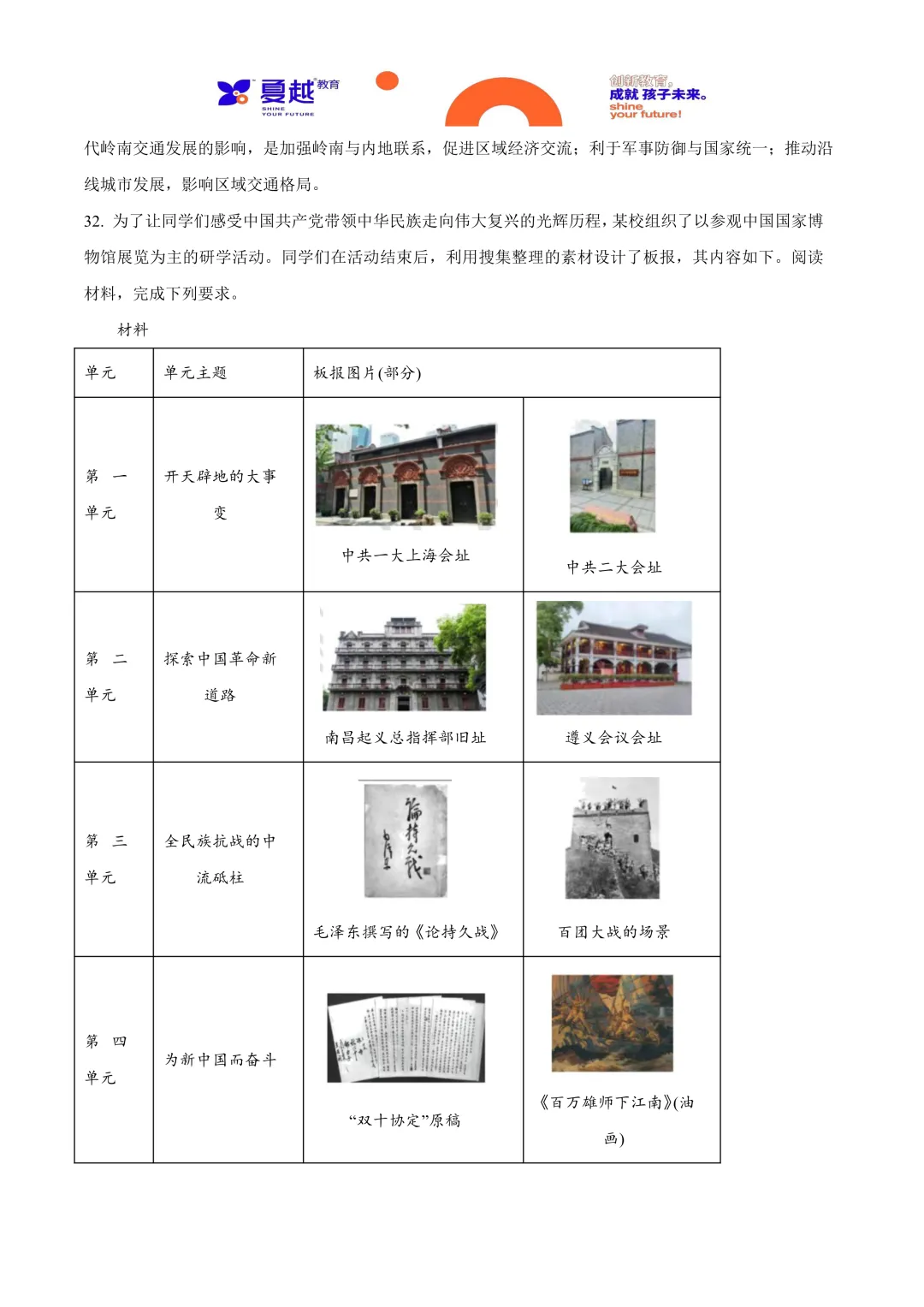 2025年广东省中考历史真题与答案精析 第16张
