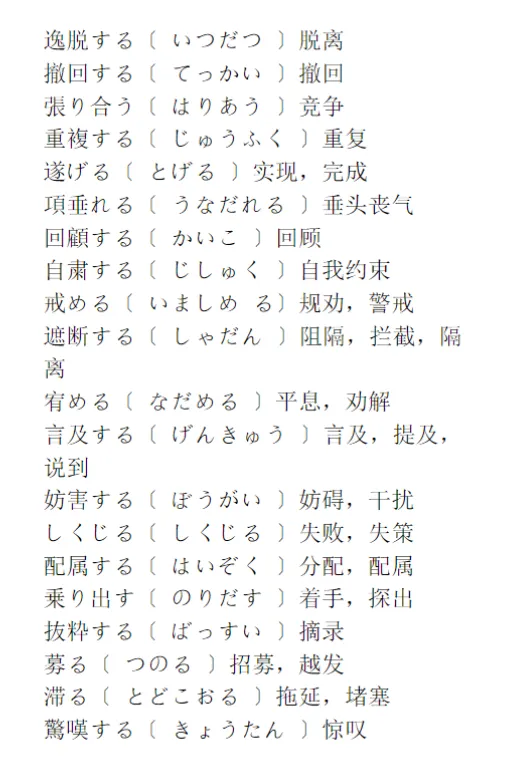 【收藏必背】历年N1真题中高频出现的263个动词考点整理(8)-第2张图片-四季读书网 【收藏必背】历年N1真题中高频出现的263个动词考点整理(8)-第2张图片-四季读书网