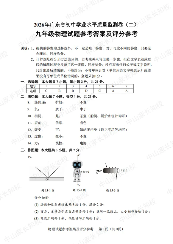 2026大湾区二模试卷+答案+解析-第12张图片-四季读书网