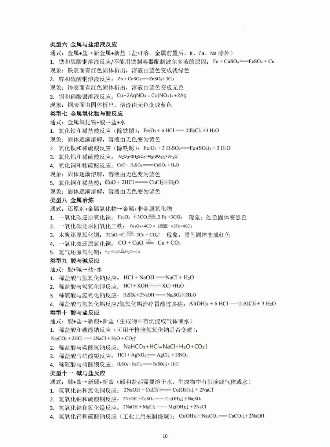中考化学必背知识点!-第11张图片-四季读书网
