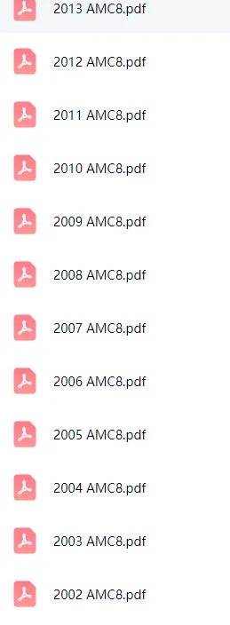 限时福利领取!AMC8真题近20年合集整理,高清PDF下载可打印 第1张 限时福利领取!AMC8真题近20年合集整理,高清PDF下载可打印 第1张