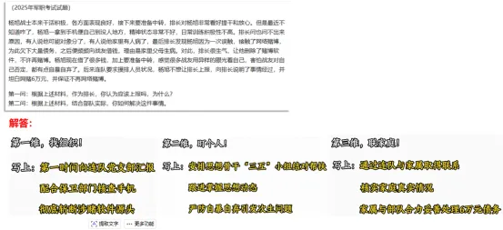 2025年提干真题及军职大题答题套路(可分享) 第1张