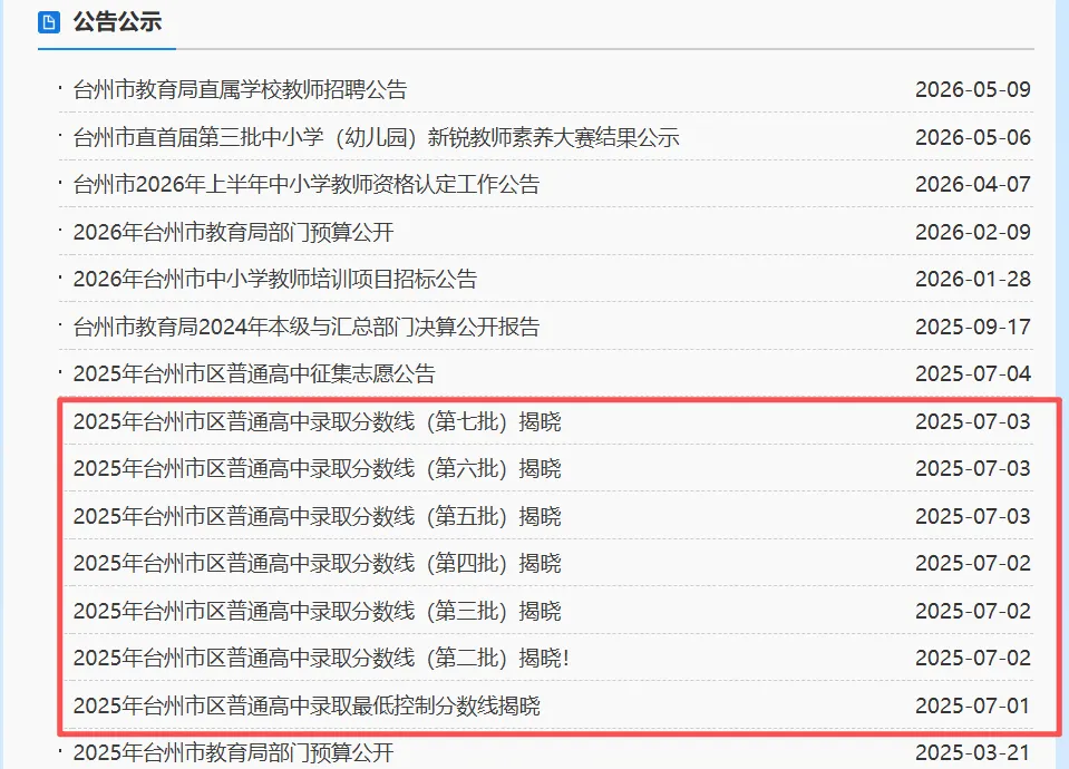 台州中考志愿已填完!这些关键事项,家长务必收好! 第9张 台州中考志愿已填完!这些关键事项,家长务必收好! 第9张