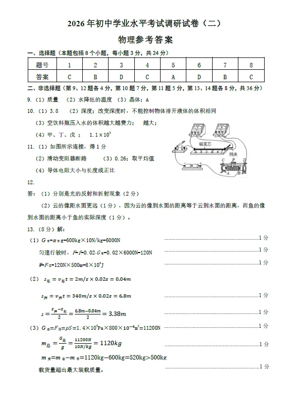 2026年5月昆区中考二模试卷和答案:语文数学英语物理化学道法历史地理生物 第40张
