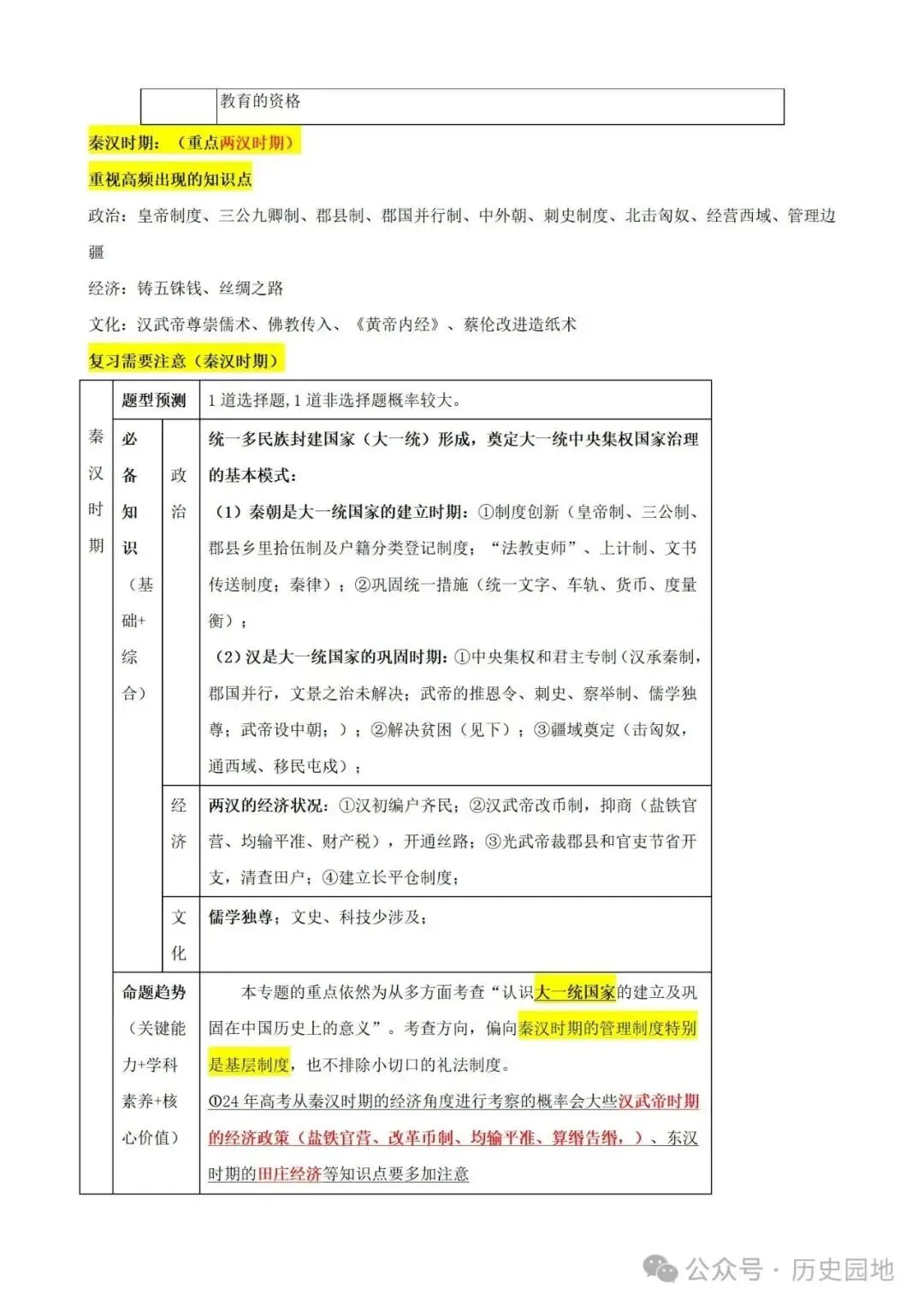 中考历史 | 高考历史考前10天战略规划+战术指导 第10张 中考历史 | 高考历史考前10天战略规划+战术指导 第10张