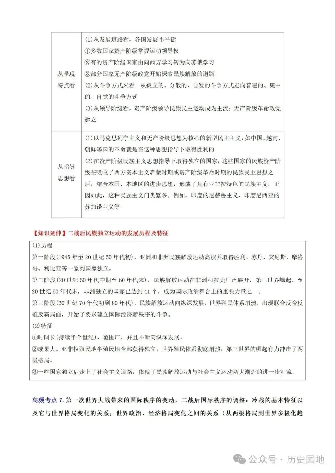 中考历史 | 高考历史考前10天战略规划+战术指导 第57张 中考历史 | 高考历史考前10天战略规划+战术指导 第57张