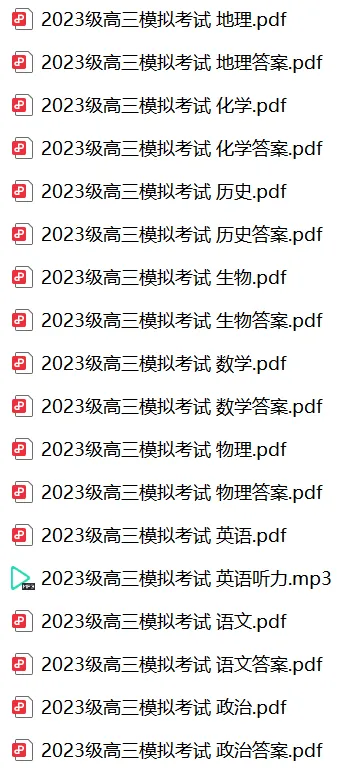 【高三】山东省日照市2023级高三模拟考试(日照三模)(全) 第3张 【高三】山东省日照市2023级高三模拟考试(日照三模)(全) 第3张