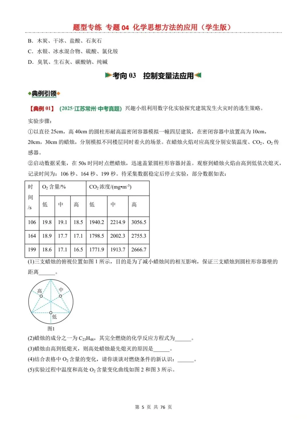 2026中考化学题型专练丨7大思想方法,一题通解全题型!(电子版可打印) 第13张 2026中考化学题型专练丨7大思想方法,一题通解全题型!(电子版可打印) 第13张