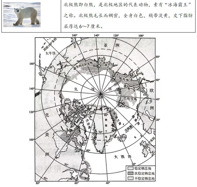 【鸣识优学家】中考地理·真题分类卷·认识地区4.0(十一)北极地区·地区对比、综合考查 第9张 【鸣识优学家】中考地理·真题分类卷·认识地区4.0(十一)北极地区·地区对比、综合考查 第9张