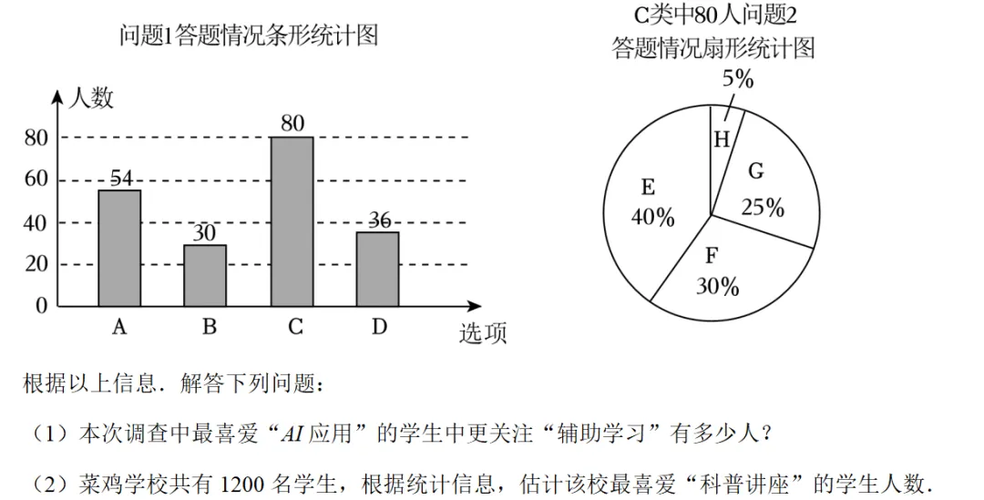 2024浙江中考数学卷分析 第21张