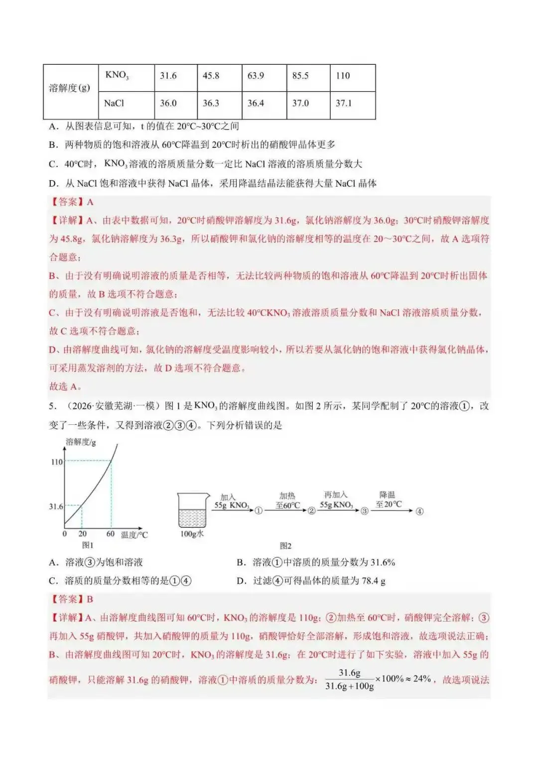 2026年安徽省中考化学终极押题猜想(附解析) 第9张