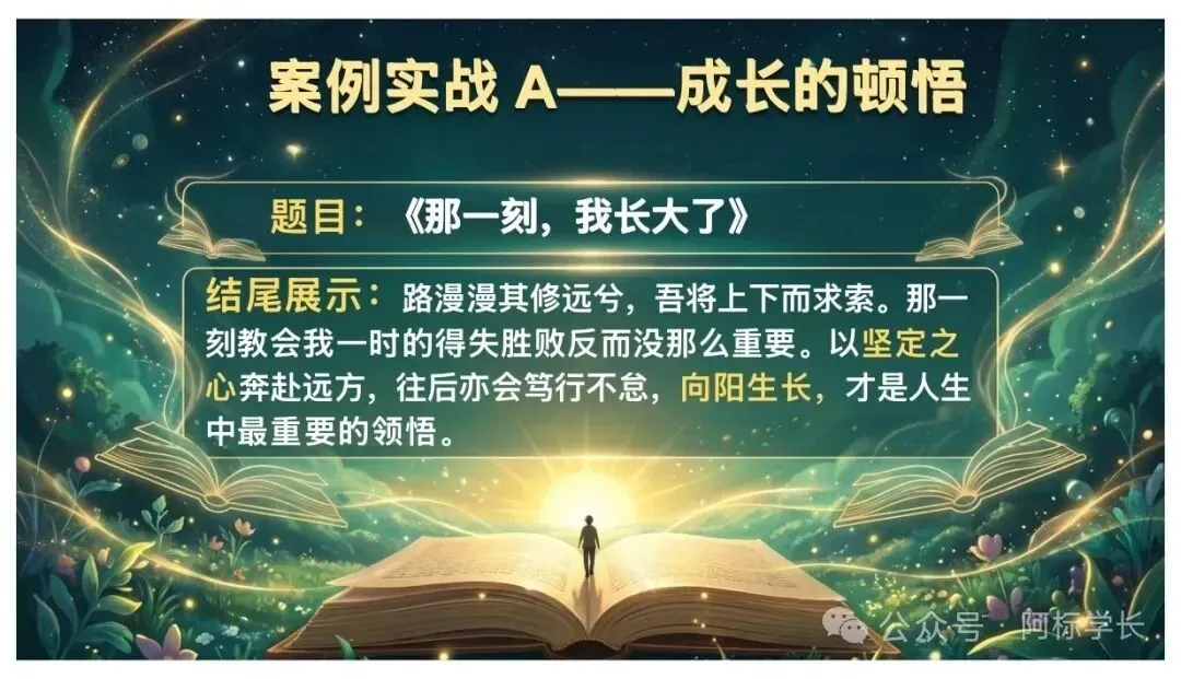 中考作文小结尾,语文分数大提升! 第7张