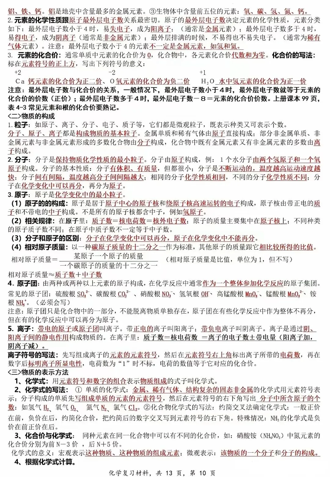 中考化学六大专题复习材料汇编 第11张