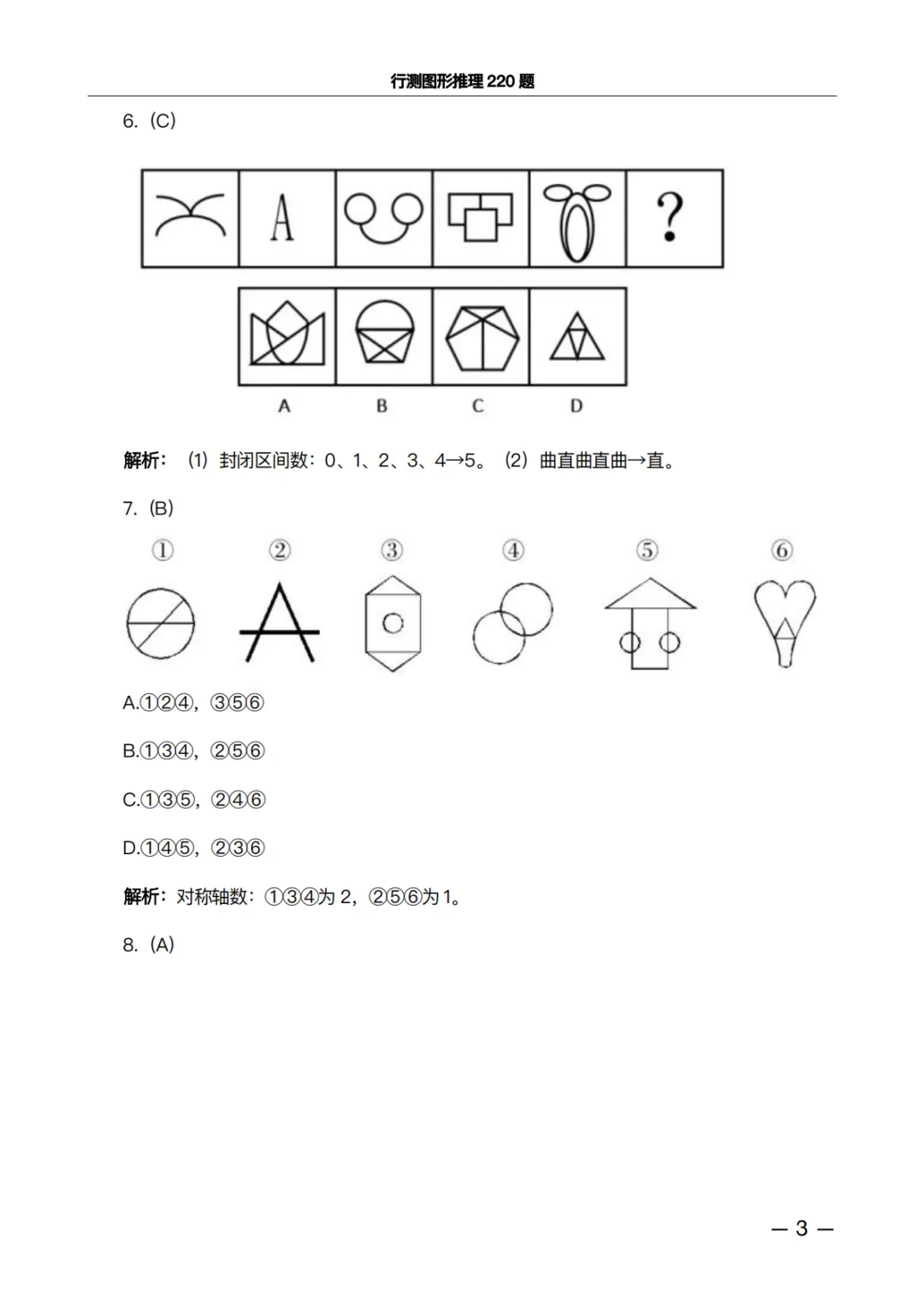 行测图形推理220题·真题精析版:做完这些题,正确率肉眼可见上升 第3张 行测图形推理220题·真题精析版:做完这些题,正确率肉眼可见上升 第3张