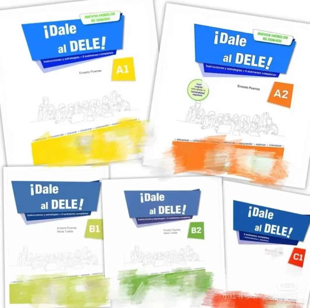 电子版 西班牙语DELE考试资料 ¡Dale al DELE! A1-A2-B1-B2-C1️每级别包含:教材(专项练习+完整)+录音文本+答案+配套音频 第1张 电子版 西班牙语DELE考试资料 ¡Dale al DELE! A1-A2-B1-B2-C1️每级别包含:教材(专项练习+完整)+录音文本+答案+配套音频 第1张