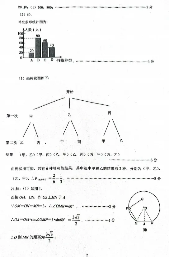 2026.5唐山市路南区中考二模试卷及答案(全科含听力) 第22张