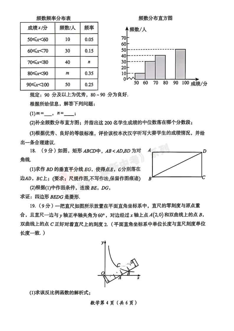 [二模]2026年洛阳市二模试卷(7科全)试卷及参考答案 第14张