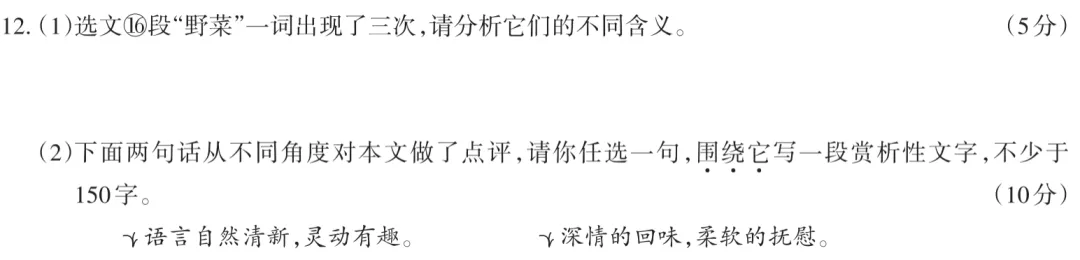 【助力中考·冲刺(二)】文学之约 第10张
