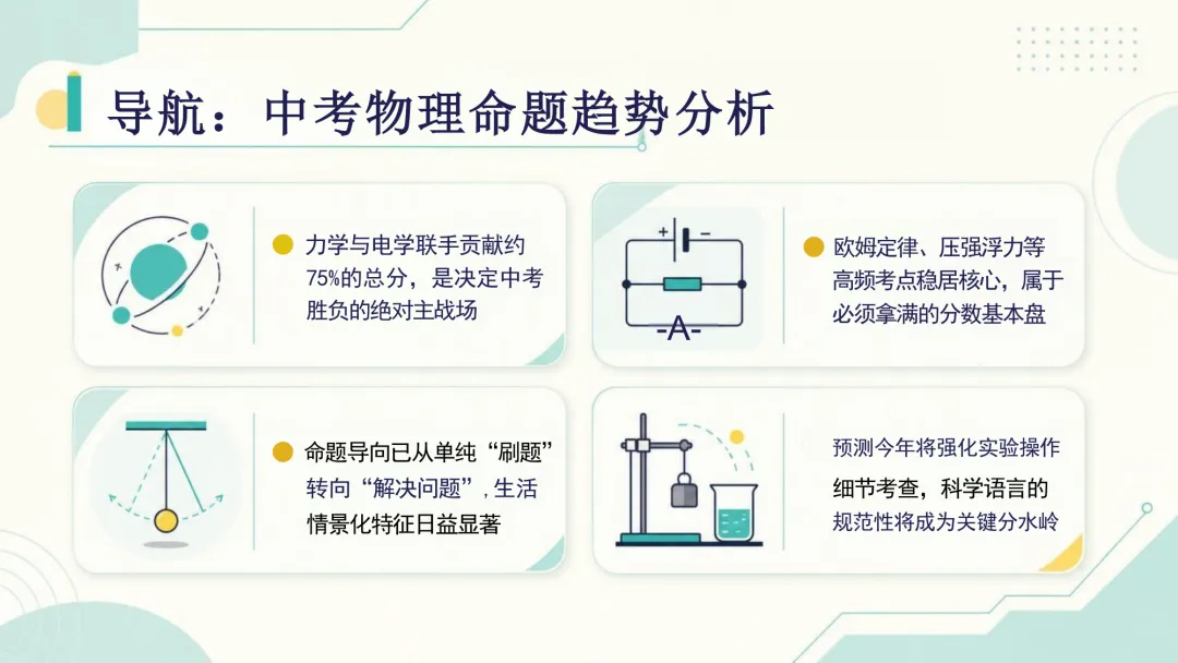 【中考物理】最后一课,核心考点+易错点+应试技巧,直接背! 第3张