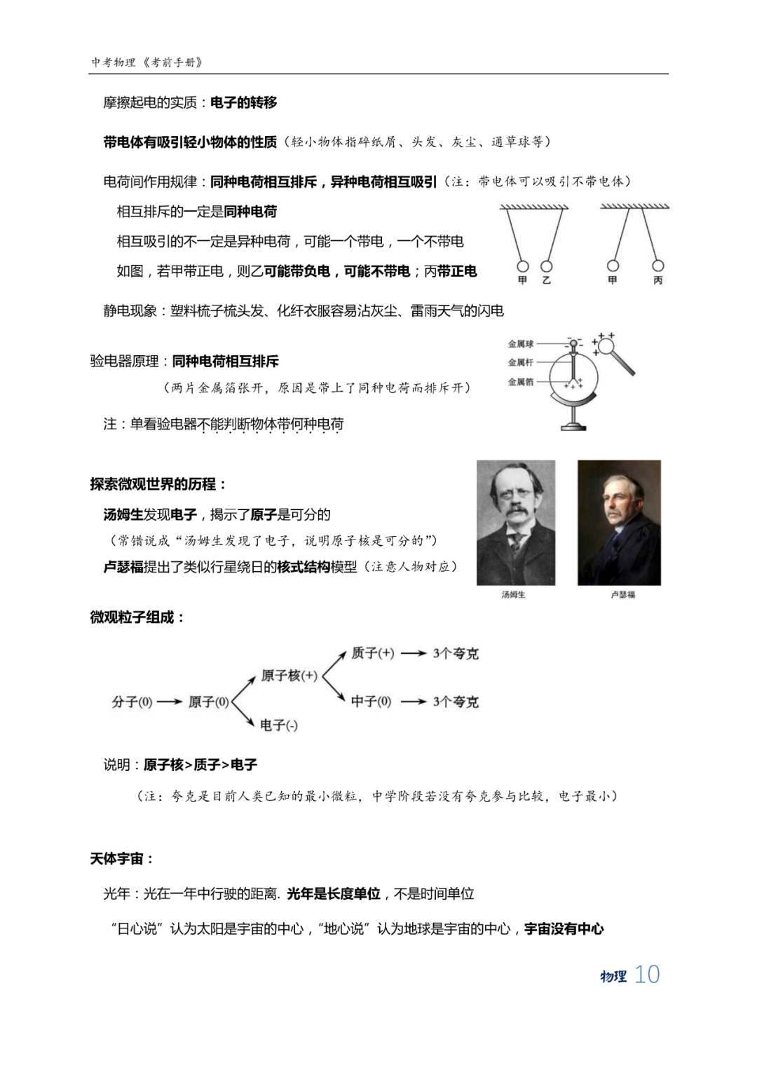 中考物理考前知识手册大全 第13张