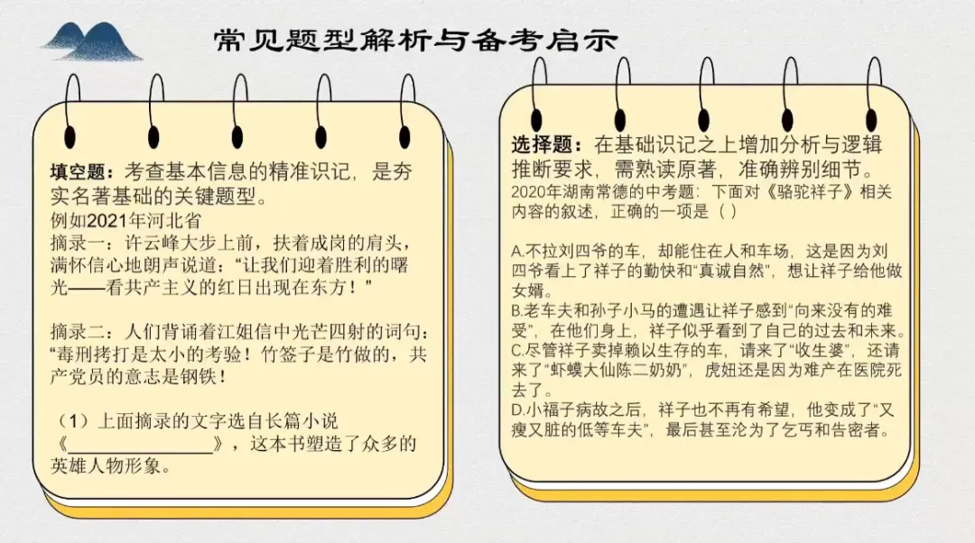 中考语文名著备考:把握命题新趋势,实现素养与成绩双提升 第6张