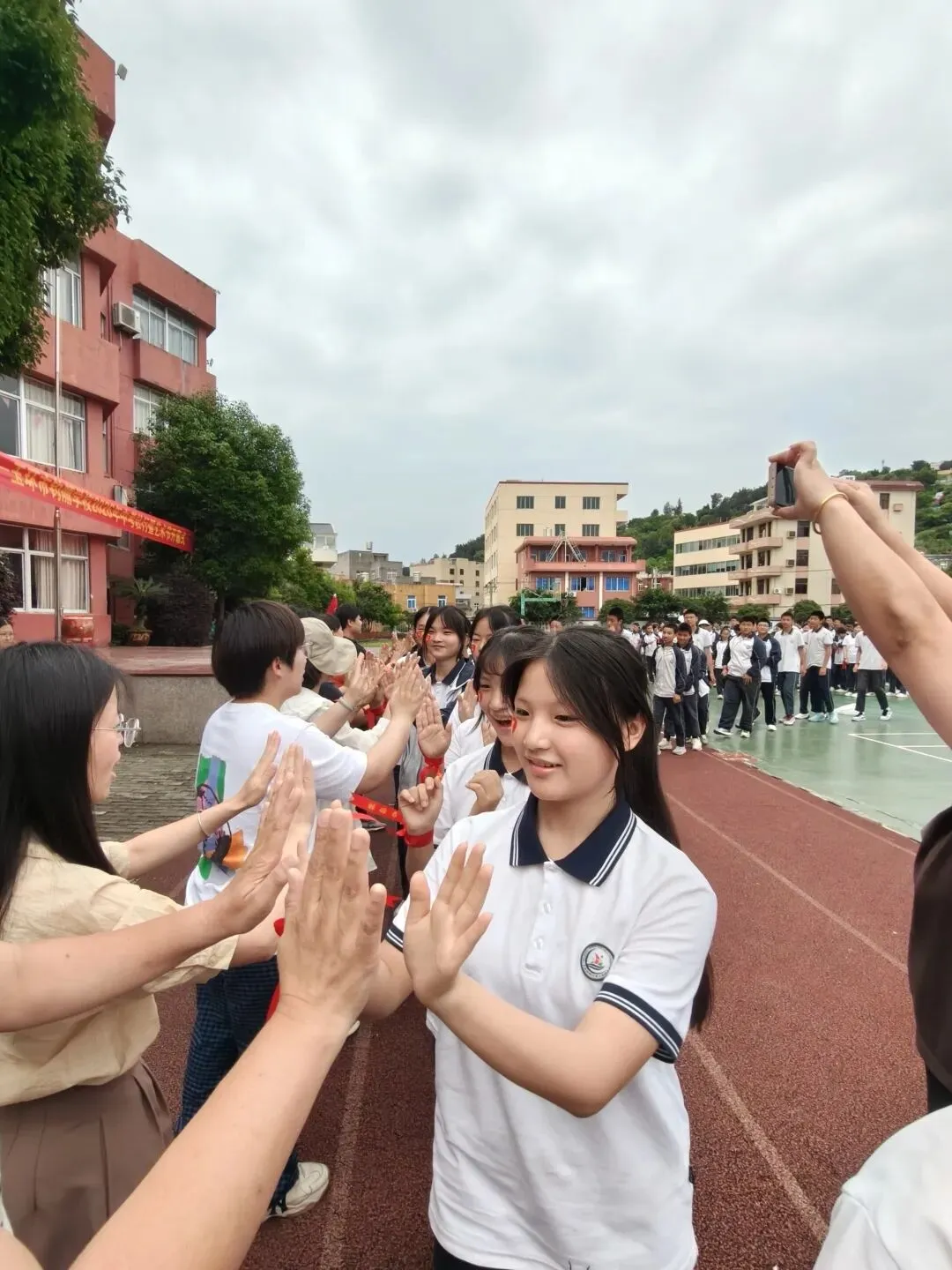 艺术助威 中考壮行——玉环市钓艚学校举行中考壮行仪式暨校园艺术节开幕式 第32张
