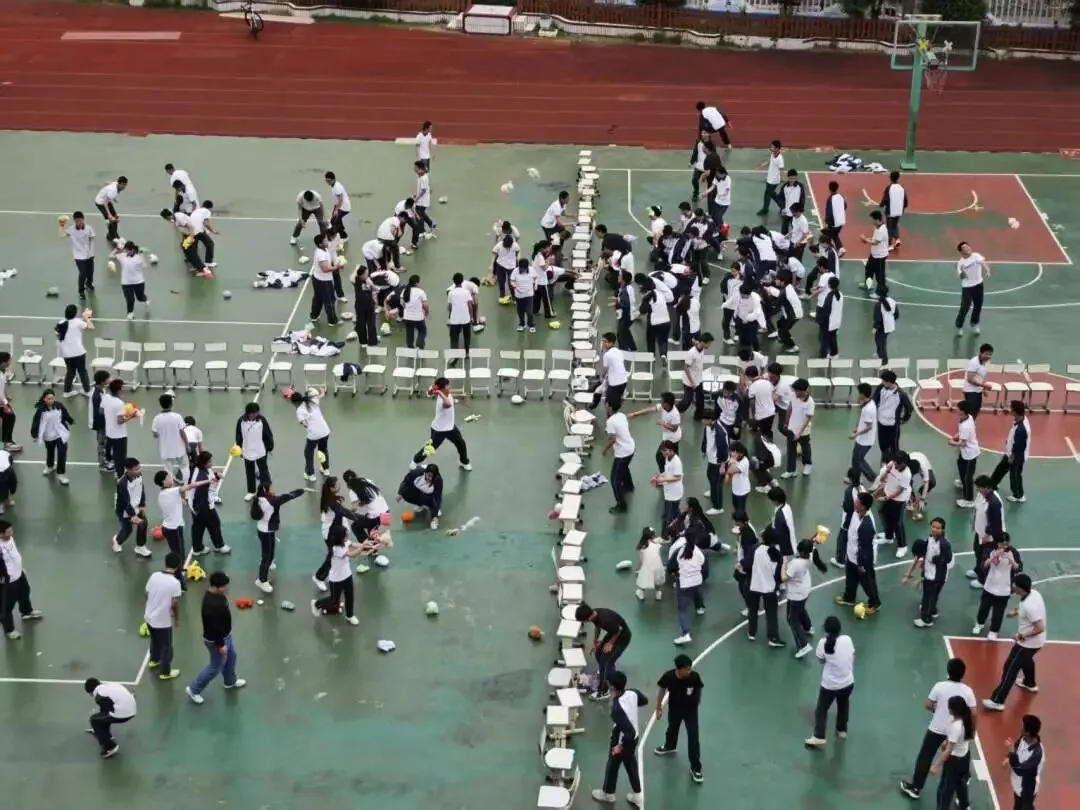 艺术助威 中考壮行——玉环市钓艚学校举行中考壮行仪式暨校园艺术节开幕式 第39张