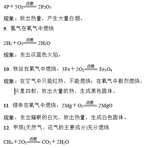 中考化学基础知识复习大全,基础知识+实验-第53张图片-四季读书网 中考化学基础知识复习大全,基础知识+实验-第53张图片-四季读书网