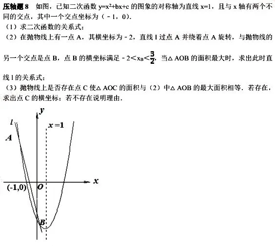 中考数学《压轴题题型》-第10张图片-四季读书网