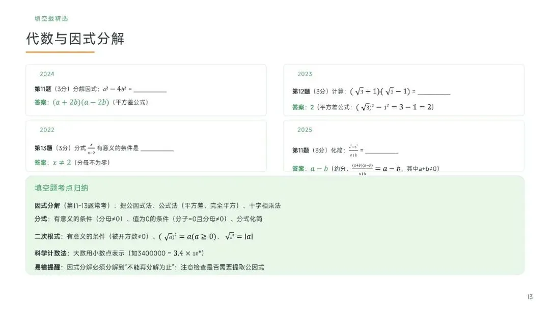 广州中考数学近五年真题汇编简要版(AI生成)-第13张图片-四季读书网