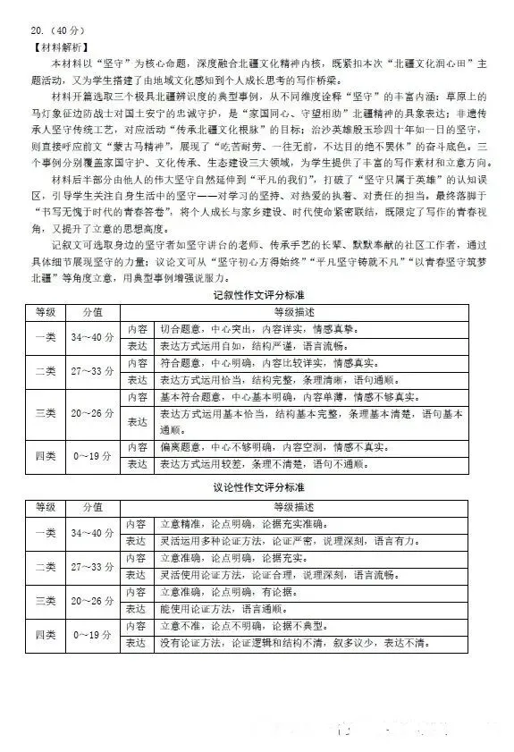 2026年包头市昆区中考二模试卷—语文(含答案)-第13张图片-四季读书网