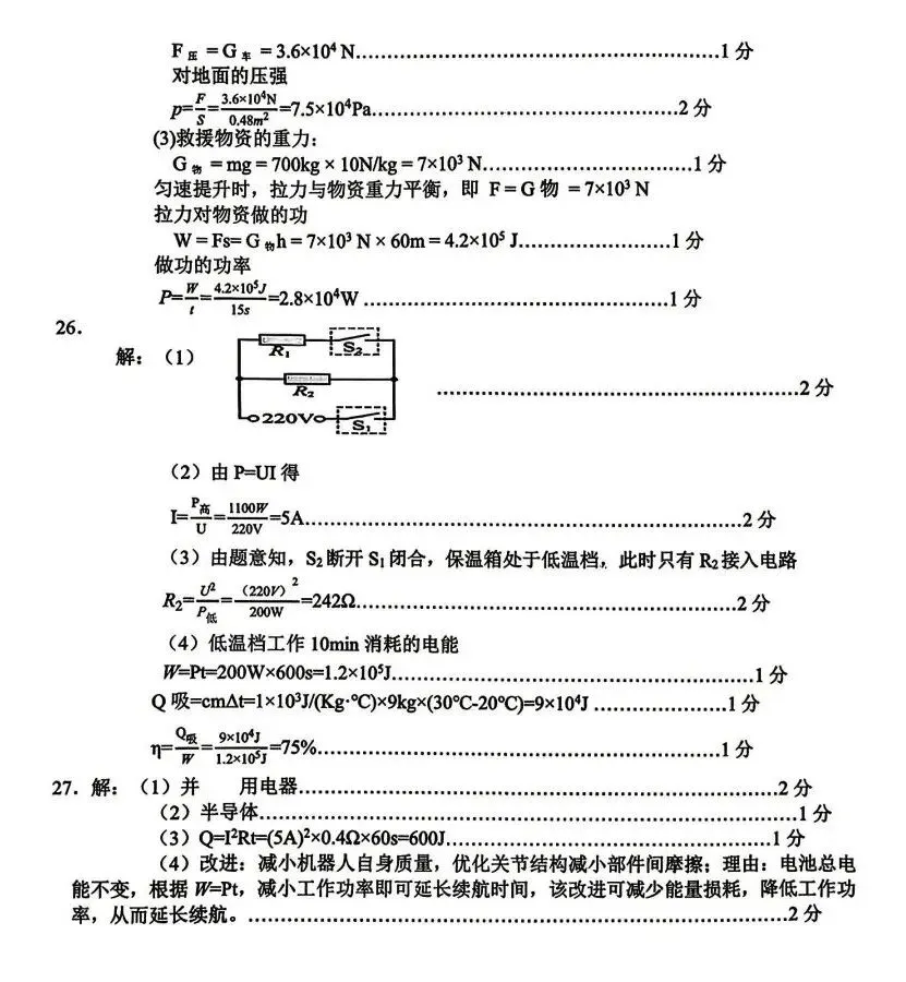 2026年山东省临沂市平邑县二模物理试卷附参考答案-第9张图片-四季读书网 2026年山东省临沂市平邑县二模物理试卷附参考答案-第9张图片-四季读书网