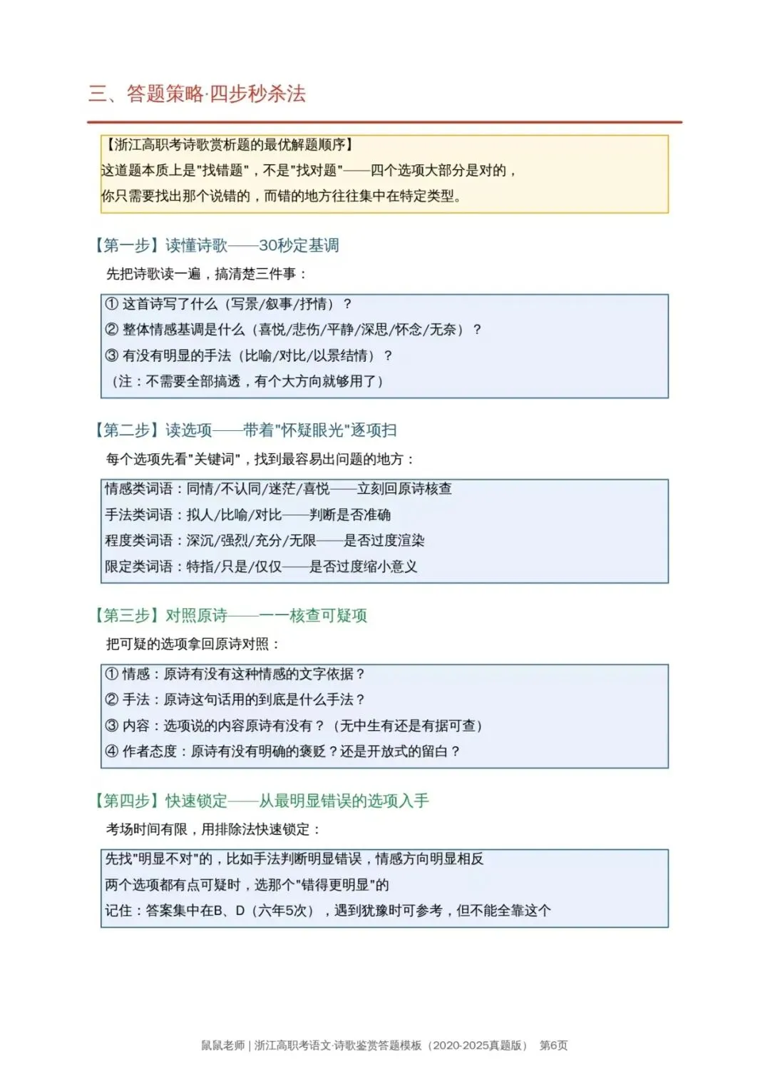 《刷完6年真题后,我发现诗歌题只考这4个陷阱》-第6张图片-四季读书网