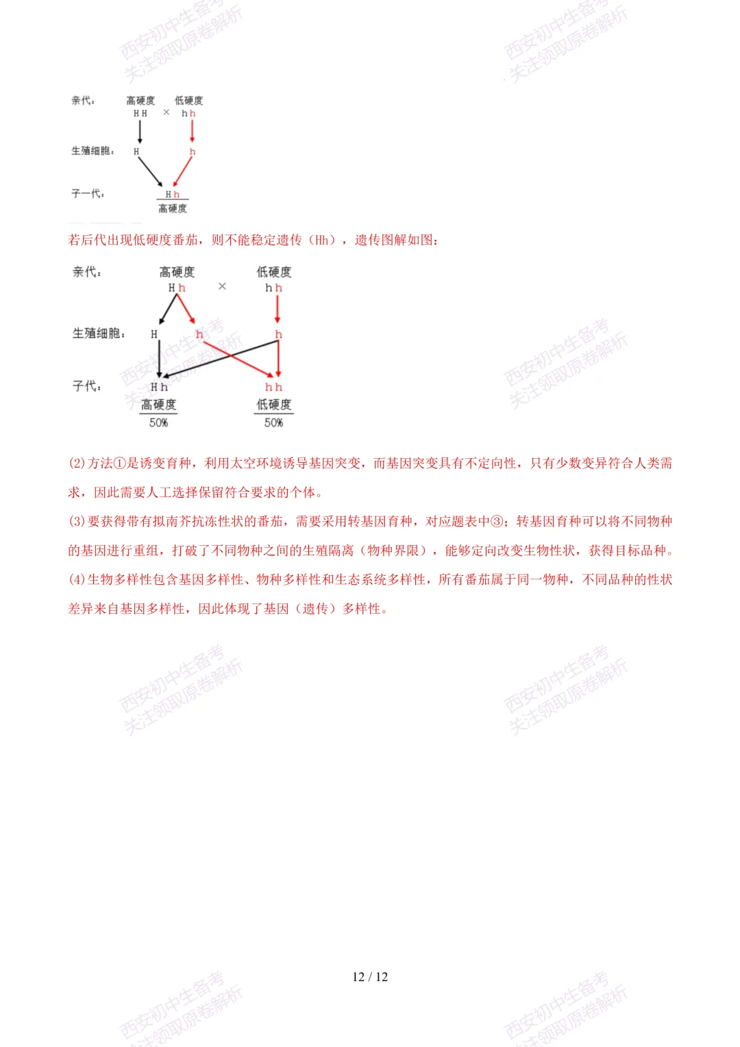 【2026陕西生物中考】考前冲刺押题卷!内含超详细解析-第25张图片-四季读书网 【2026陕西生物中考】考前冲刺押题卷!内含超详细解析-第25张图片-四季读书网