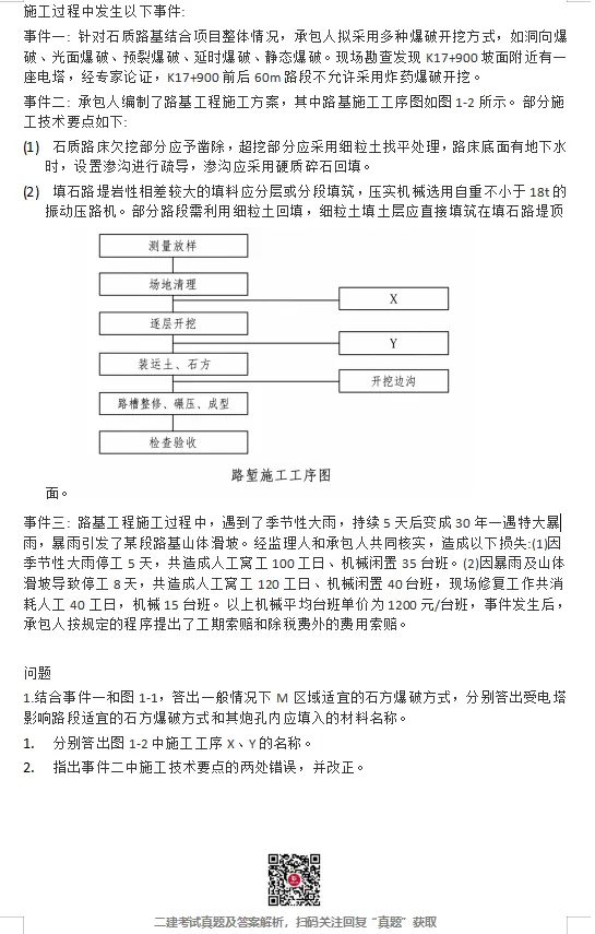 二建【建筑】真题完整版,公路、矿业真题最新版!-第19张图片-四季读书网