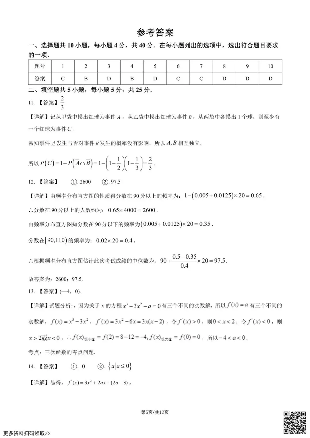 2026北京二十中高一5月月考数学试卷(启承)(含答案)-第5张图片-四季读书网 2026北京二十中高一5月月考数学试卷(启承)(含答案)-第5张图片-四季读书网