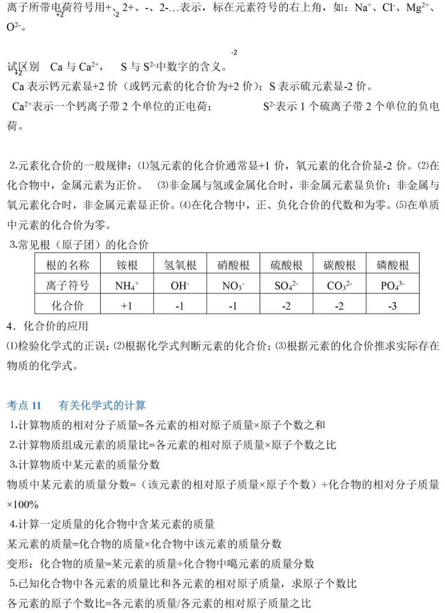 中考化学89个知识点一览-第12张图片-四季读书网