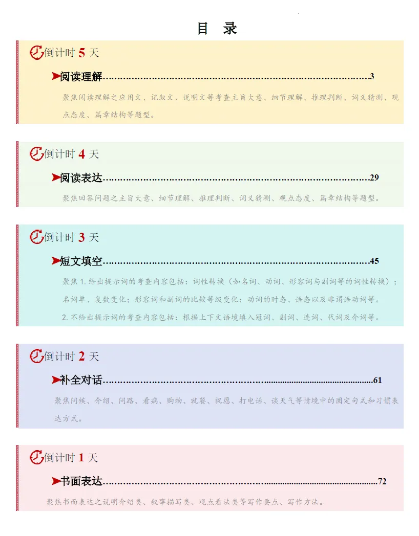 2026 中 考 考 前 20 天 终 极 攻 略(语英历)-第9张图片-四季读书网
