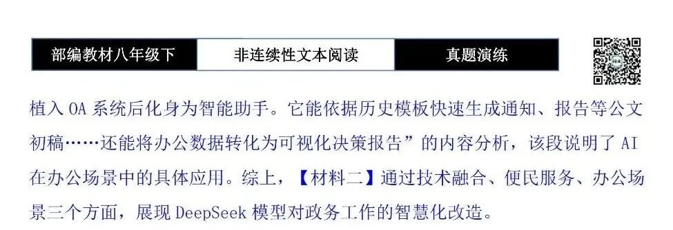 【非连续性文本阅读-真题演练】八年级下-38-人工智能(AI)的工作原理-试题精析-第9张图片-四季读书网